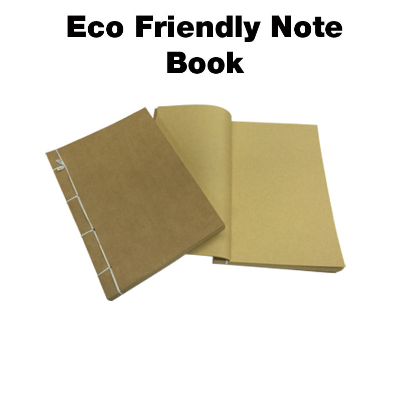 A6 Eco-Friendly Notebook, 80 Blank Sheets
