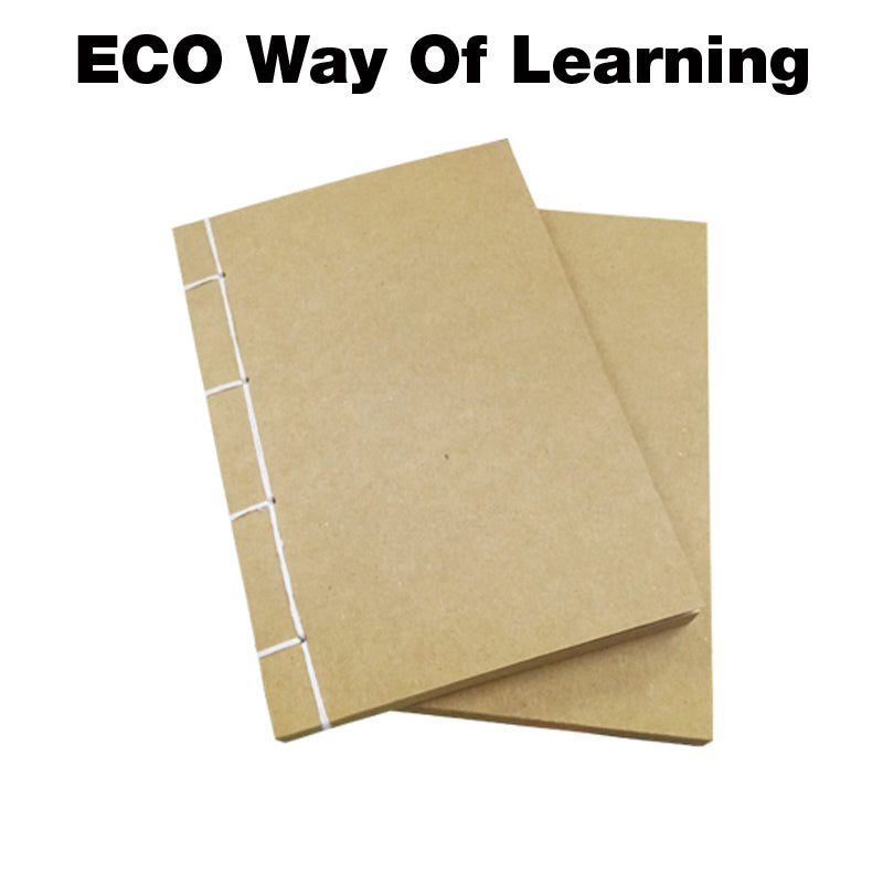 A6 Eco-Friendly Notebook, 80 Blank Sheets
