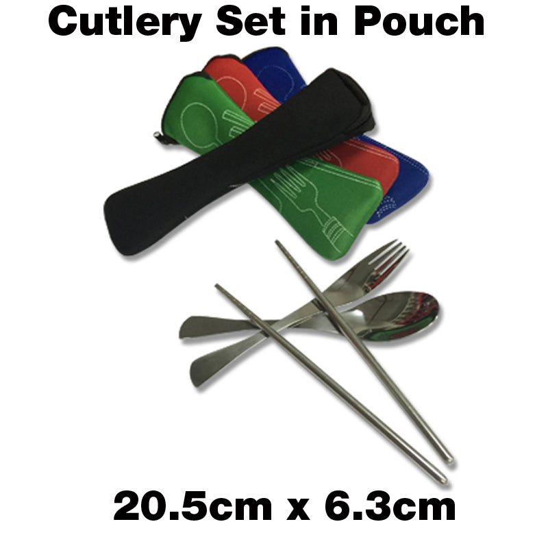 Cutlery Set in Pouch