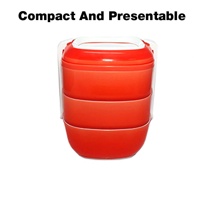 3-Tier Lunch Box with Spoon