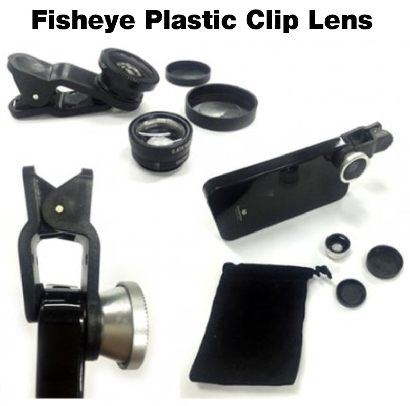 Fisheye Plastic Clip Lens