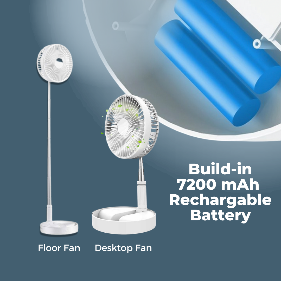 Foldable & Rechargeable Mini Fan