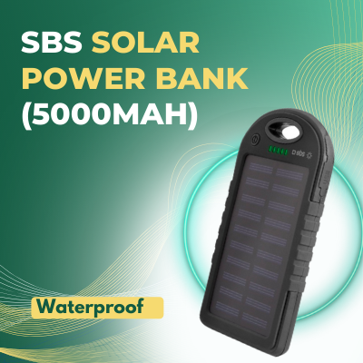 SBS Solar Power Bank 5000mAh