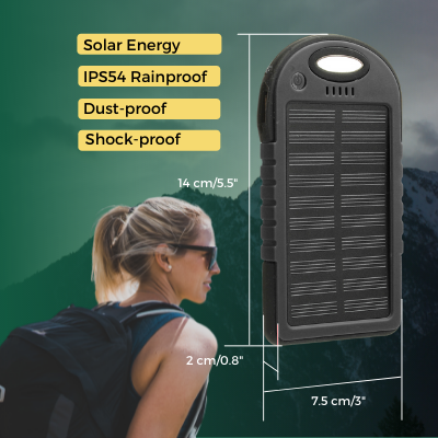 SBS Solar Power Bank 5000mAh