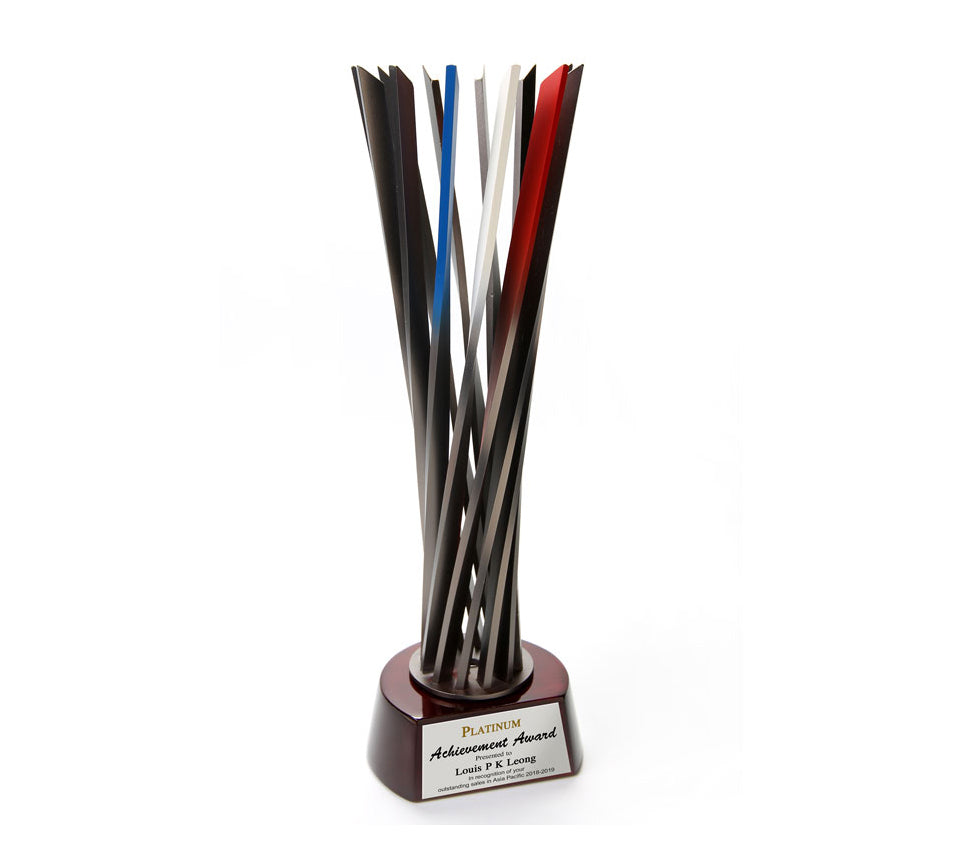 Radius Champion Award on Wood Base