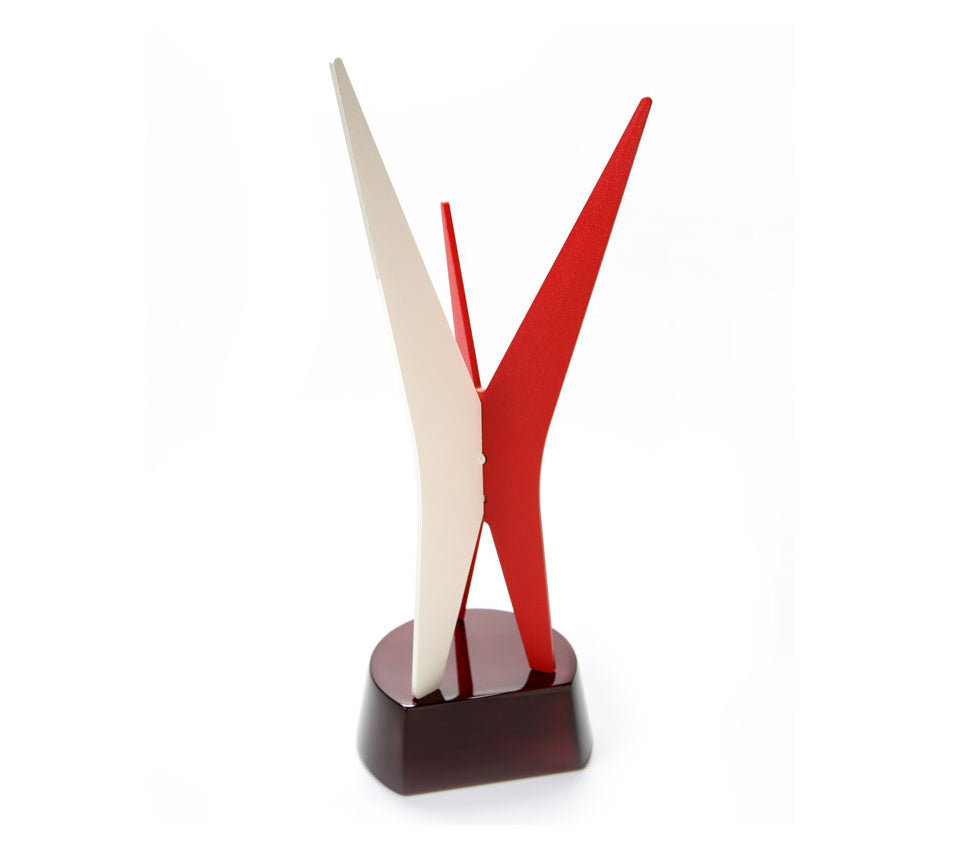Star Award on Wood Base