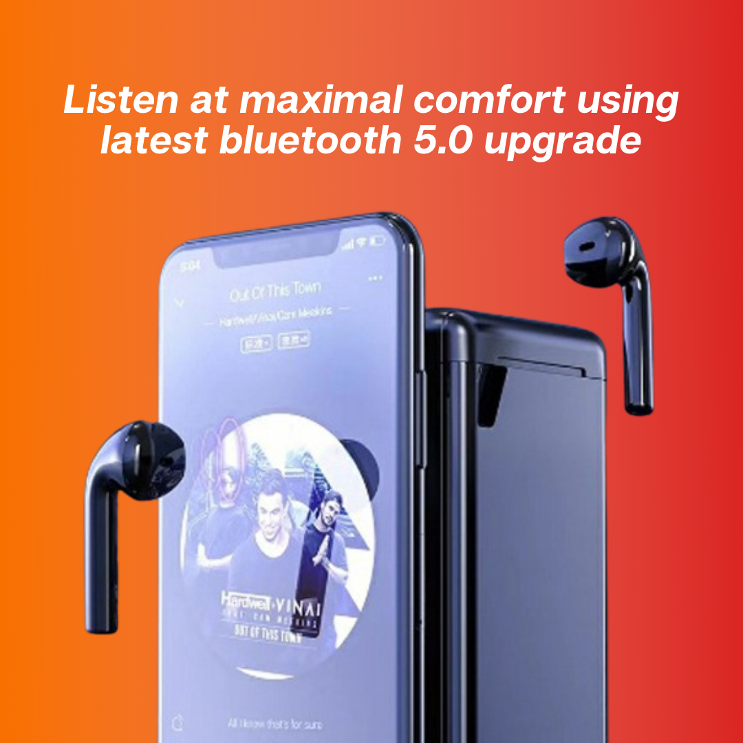 Bluetooth Earphones With 10000mAh Charge Case Power Bank Wireless Headset Sport Earbuds