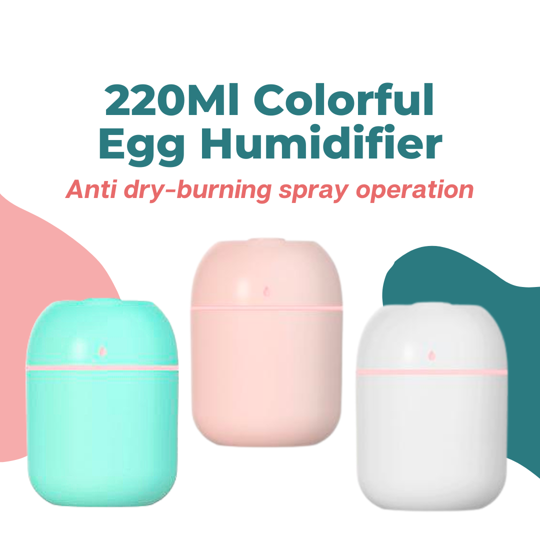 220ml Colorful Egg Humidifier
