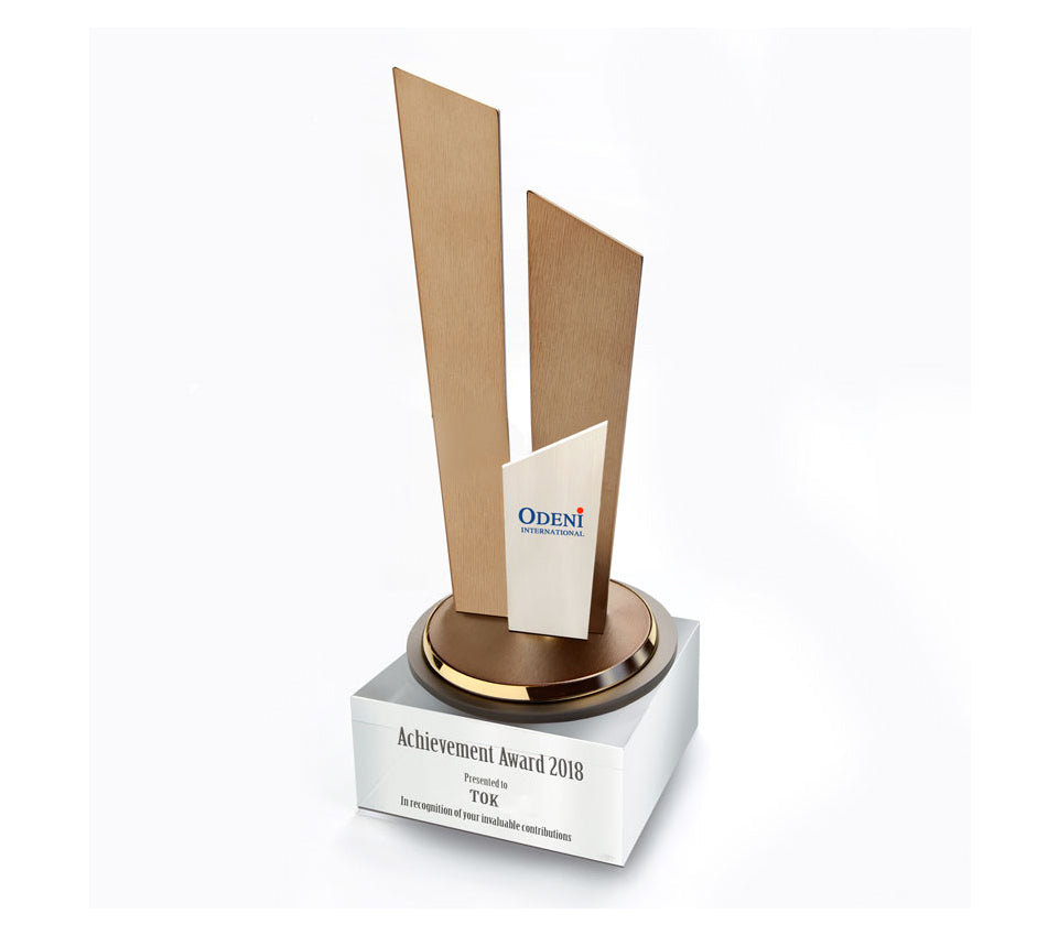 Progressive Pillars Award on Crystal Base