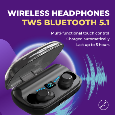 Wireless Headphones TWS Bluetooth 5.1