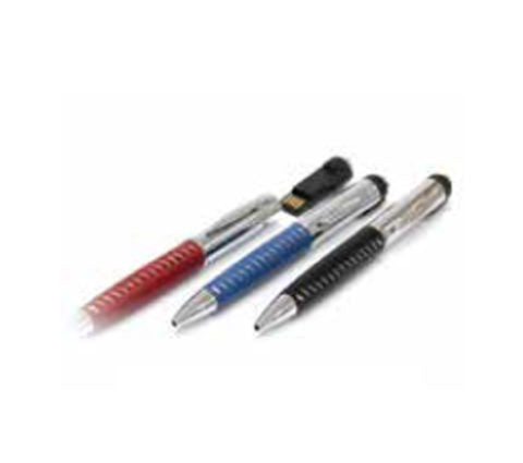 Crystal Ballpoint Pen with USB Drive & Stylus