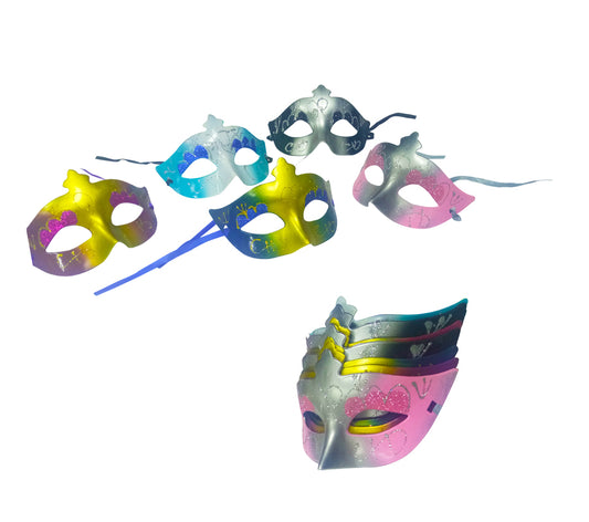 18-129 Party Mask With Assorted Colors
