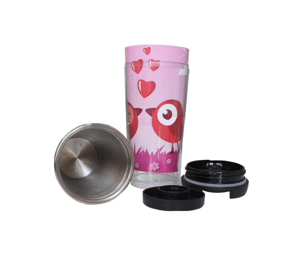 500ml Stainless Steel Tumbler with Paper Insert