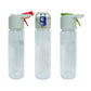 18-412 800ml Transparent Mist Bottle with colored clip