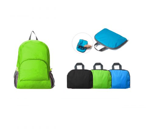 18-438 Ribstop Nylon Foldable Backpack