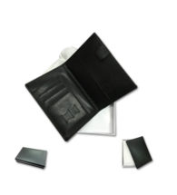 PU Leather Passport Holder with Card & SIM Slots