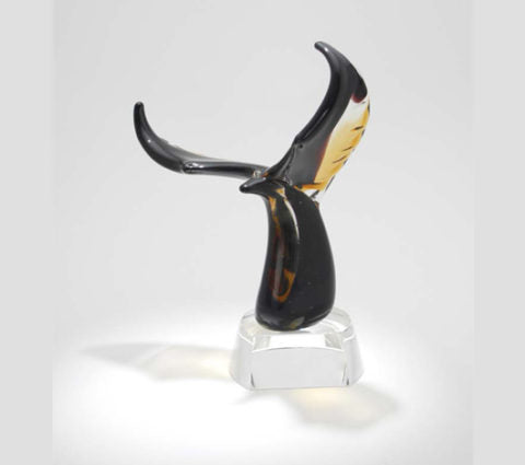 Elite High Flyer Award on Crystal & Wood Base