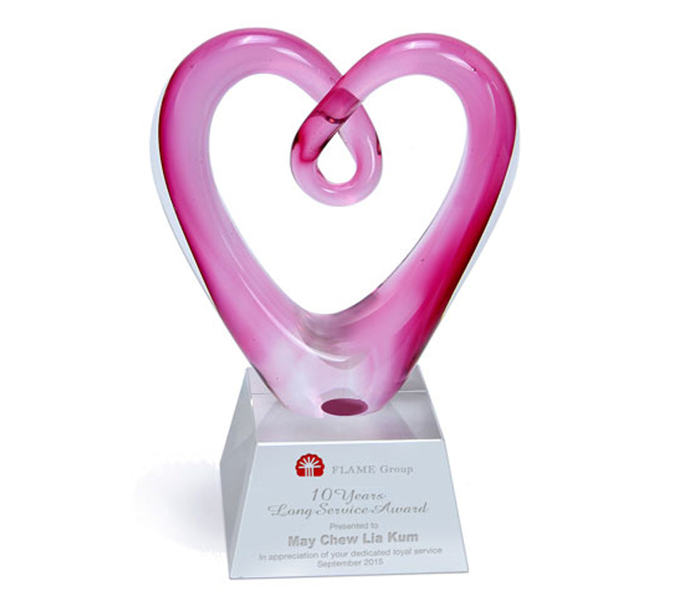 Heartlink Award on Crystal Base