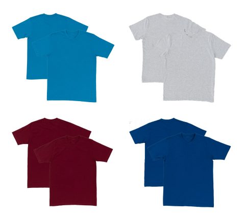 Cotton Interlock Long-Sleeve Round-Neck T-Shirt