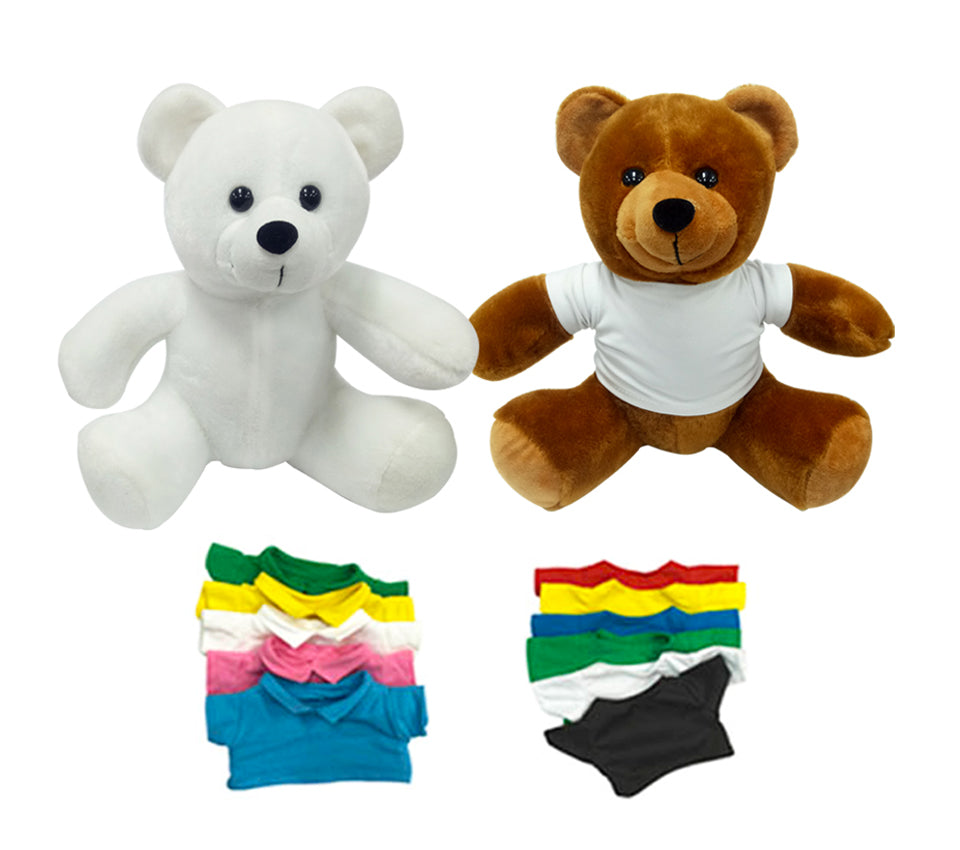 18-170 White & Brown Teddy Bear