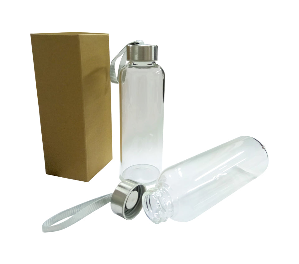 450ml Glass Water Bottle