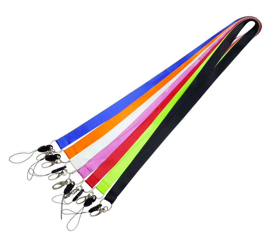 20mm Lanyard with Phone Holder & Metal Clip