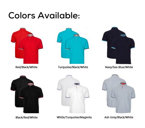 Honeycomb Cotton Polo T-Shirt — Style HC23