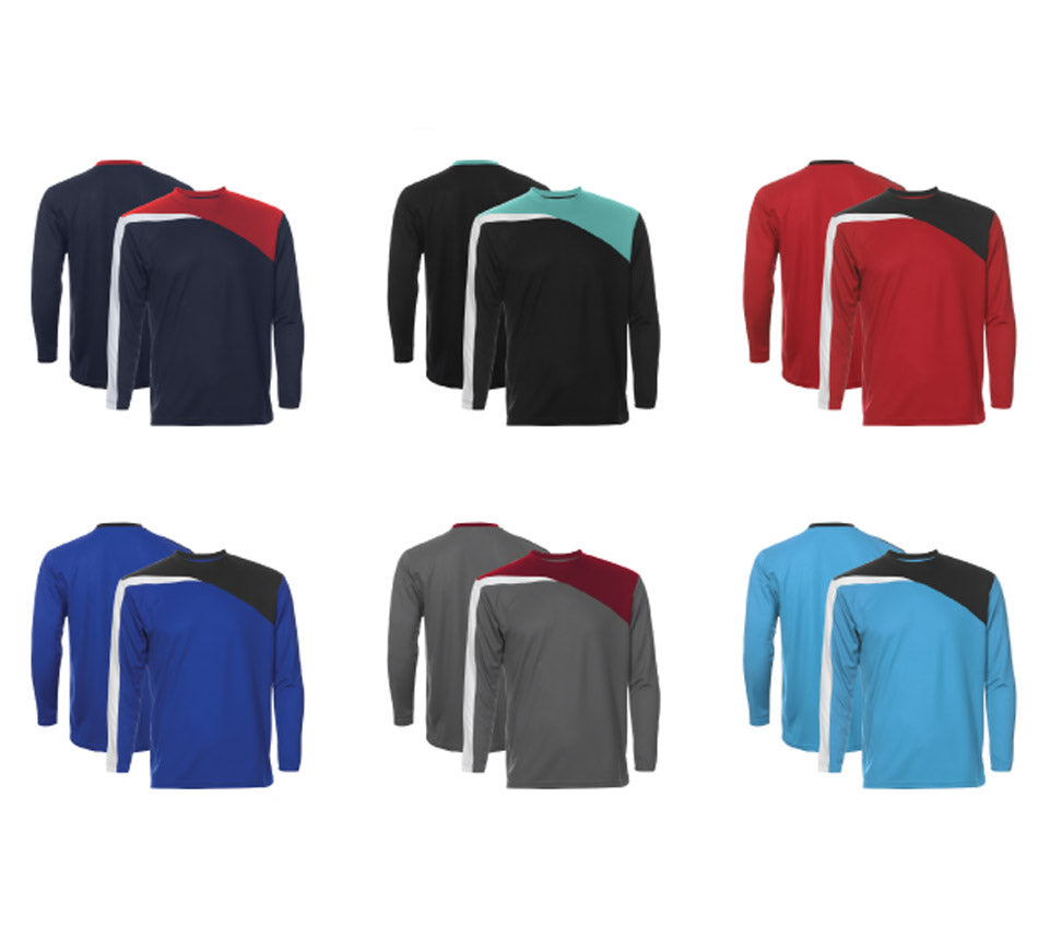 Dri-Fit Microfibre Long Sleeve Round Neck T-Shirt (Ready Stock)